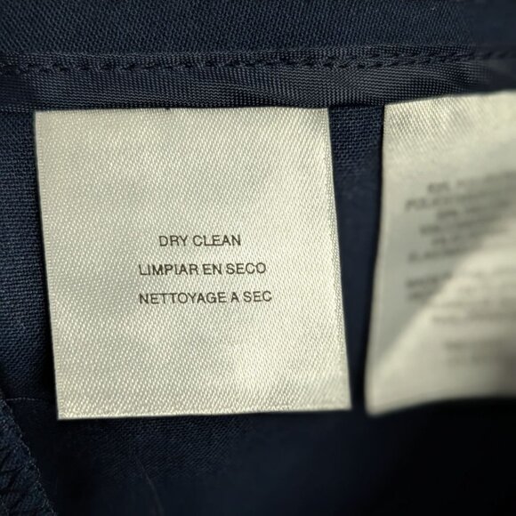 Jones New York Womens Navy Stretch Runway Slim Pants 20W Polyester Blend Career - Picture 16 of 16